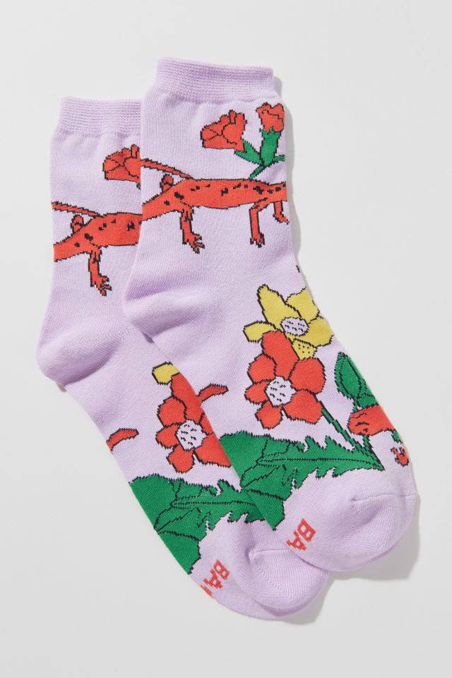 BAGGU Marigold Newt Crew Sock #1