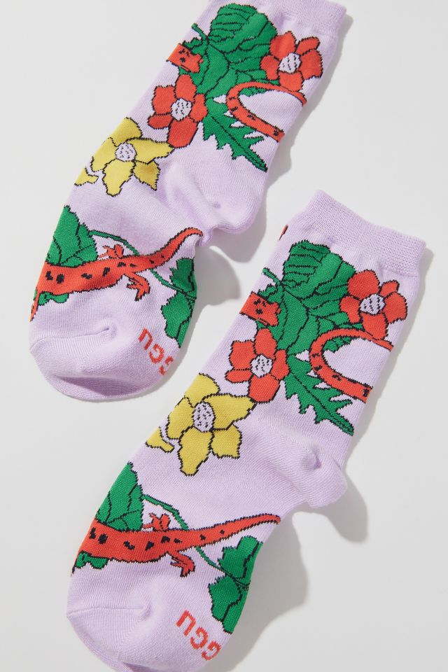 BAGGU Marigold Newt Crew Sock #3