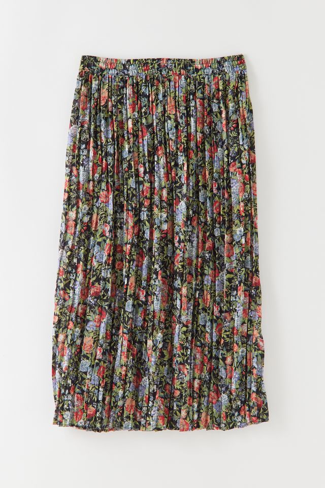 Vintage Floral Gauze Skirt #1