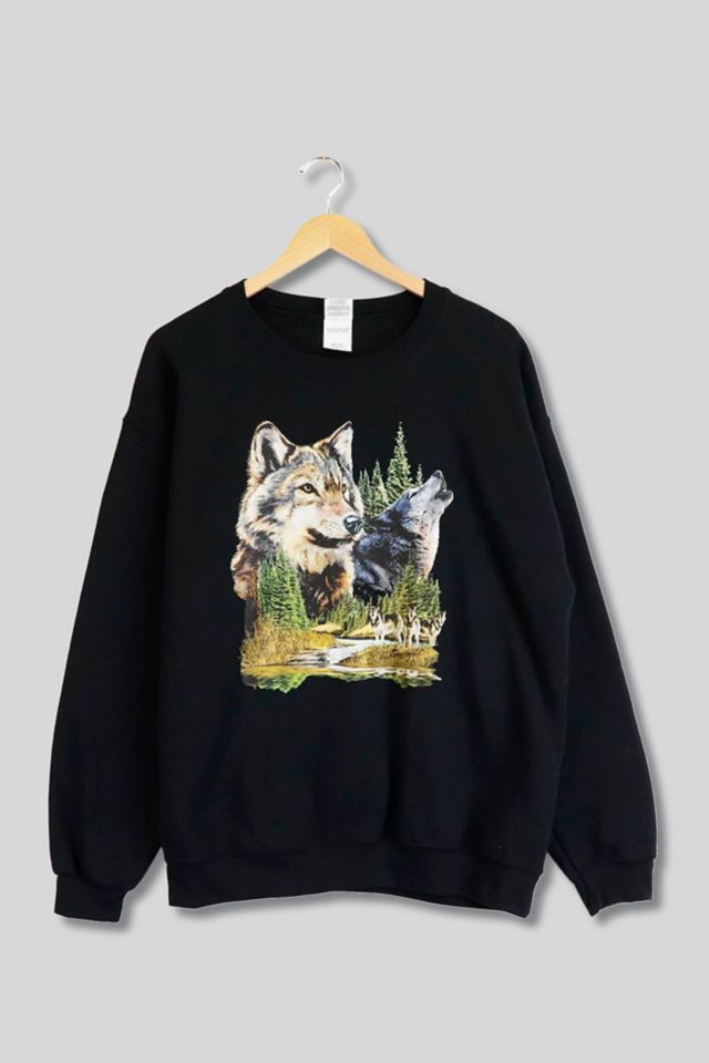 Urban outfitters wolf sweatshirt sales