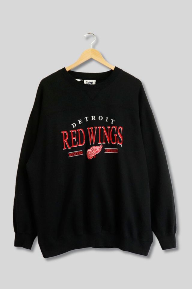 Detroit Red Wings Fanatics Branded Wave Off Vintage Crew