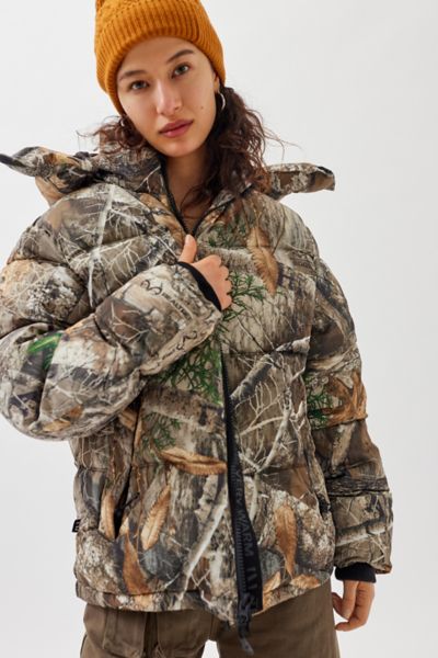 Camo puffer coat womens best sale