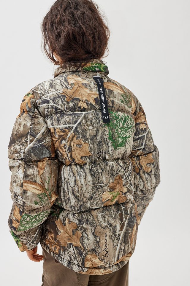 Camo Quilted Puffer Jacket
