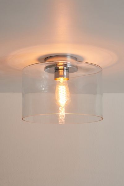 Lena Glass Flush Mount Light | Urban Outfitters