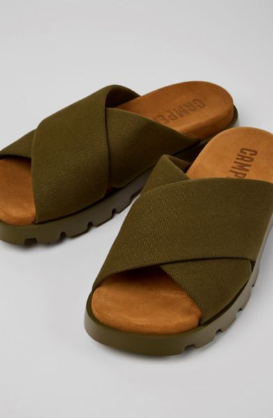 Camper Sandals For Men In Dark Green