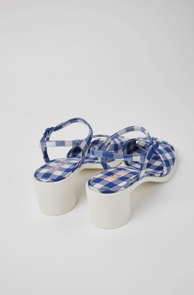 Camper Meda Plaid Recycled Sandal #3