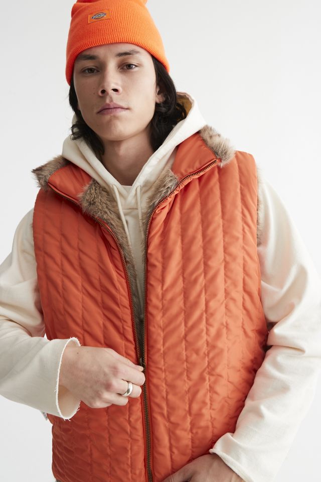 BDG Reversible Faux Fur Vest #1
