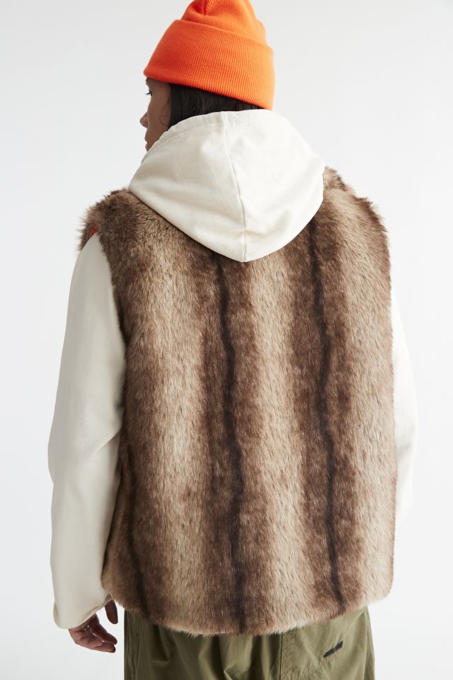 BDG Reversible Faux Fur Vest #3