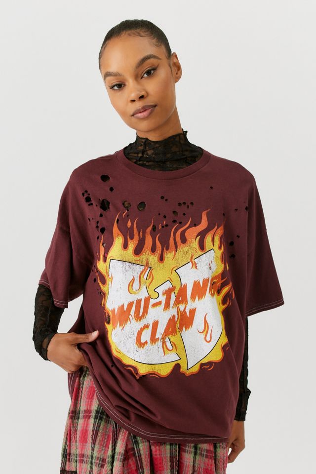 Wu-Tang Clan Distressed T-Shirt Dress | Urban Outfitters