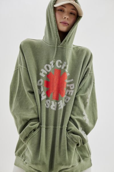 Red Hot Chili Peppers Oversized Hoodie Sweatshirt | Urban Outfitters