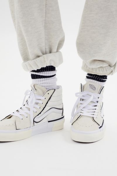 Vans Sk8-hi Reconstructed Sneaker In Marshmallow + White