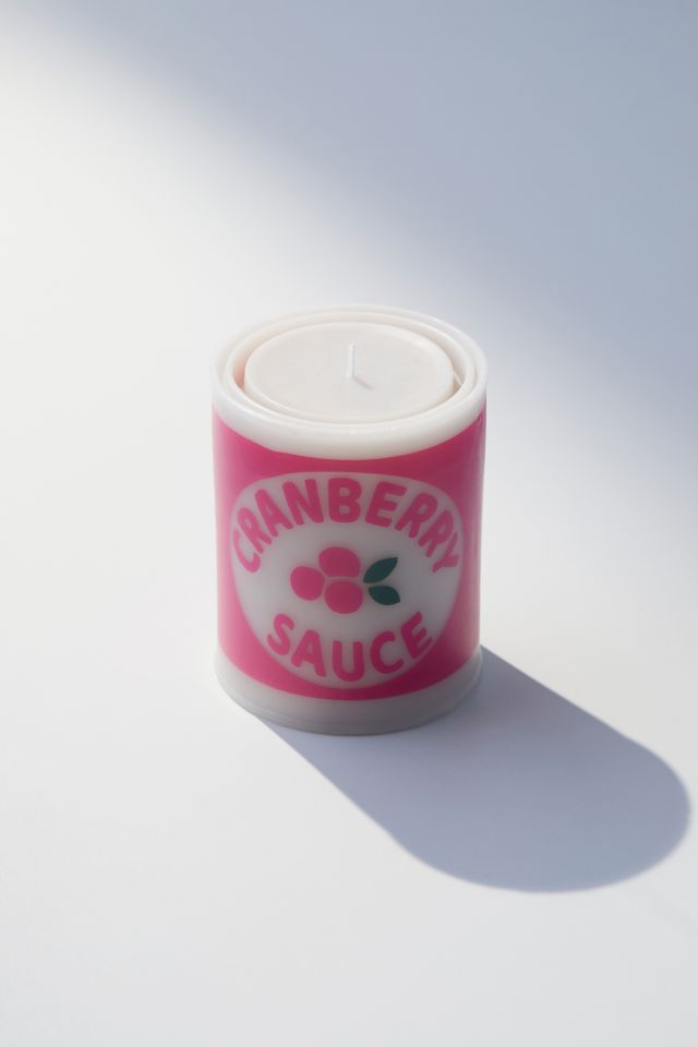 Cranberry Sauce Shaped Candle #2