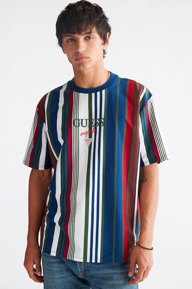 Guess rexford 2024 stripe tee