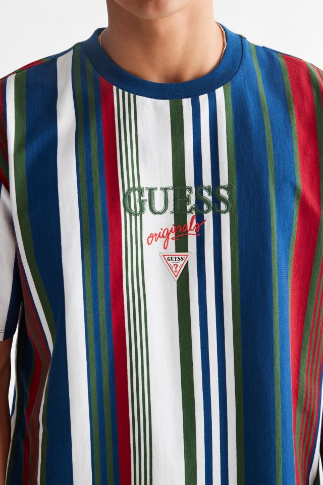 Guess colorful striped store shirt