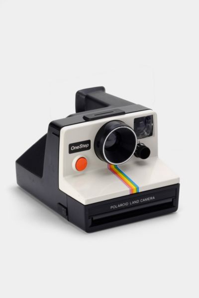 Polaroid Rainbow Vintage Sx-70 Instant Camera Refurbished By Retrospekt In White And Black