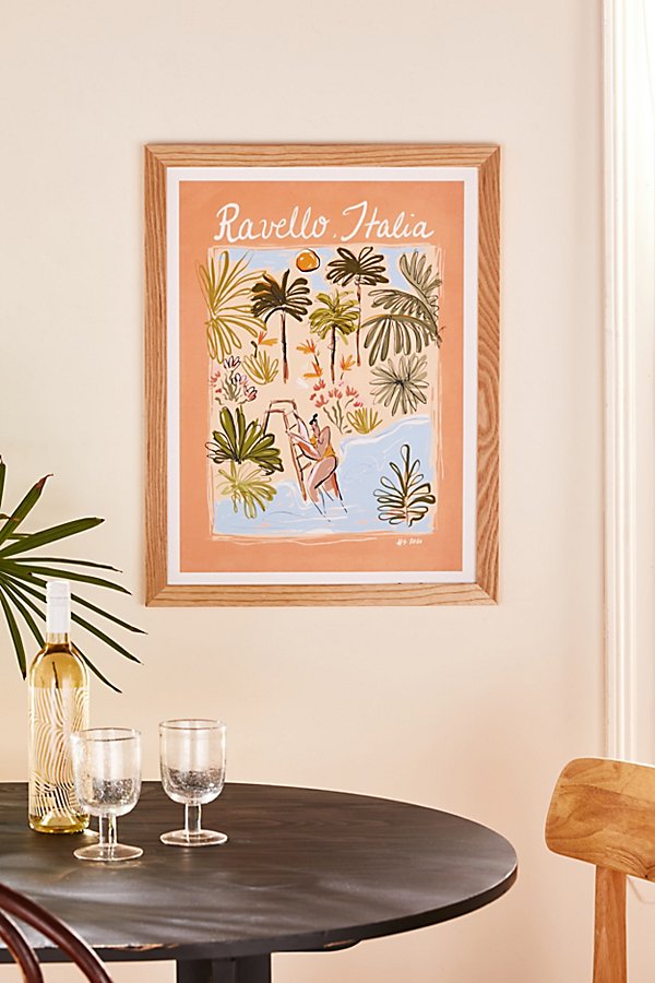 Maggie Stephenson Ravello Italia Art Print In Natural Wood Frame At Urban Outfitters
