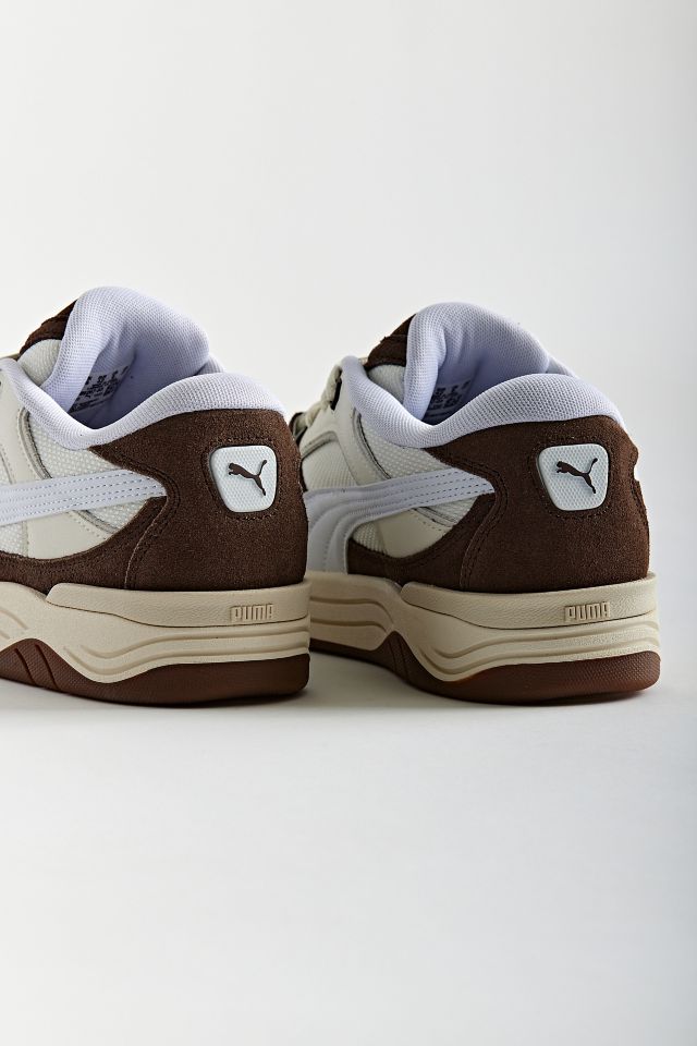 PUMA 180 sneakers in chalk and brown with rubber sole