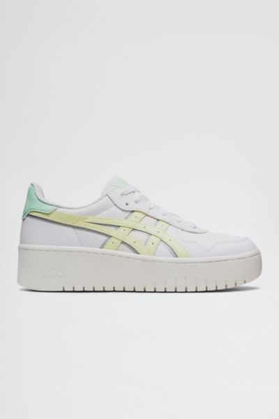 Asics Japan S Pf Sneakers In White/huddle Yellow
