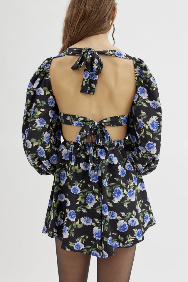 Kiss The Sky Floral Long Sleeve Romper #1