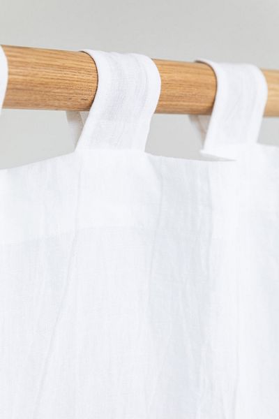 MagicLinen Tab Top Linen Curtain Panel