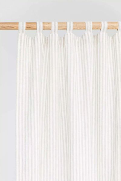 MagicLinen Tab Top Linen Curtain Panel