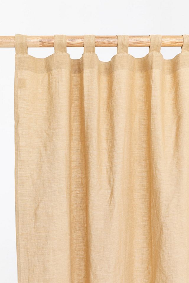 MagicLinen Tab Top Linen Curtain Panel Urban Outfitters