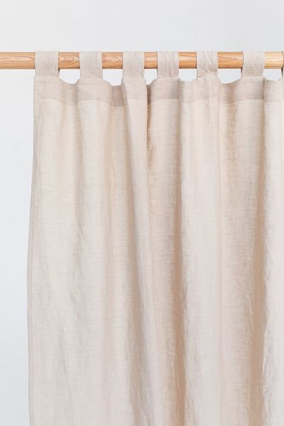 Magiclinen Tab Top Linen Curtain Panel