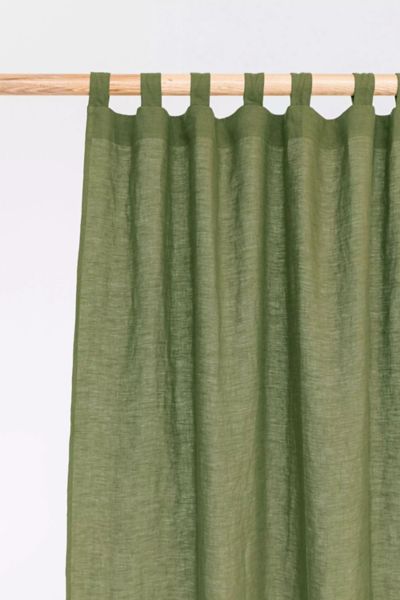 Magiclinen Tab Top Linen Curtain Panel