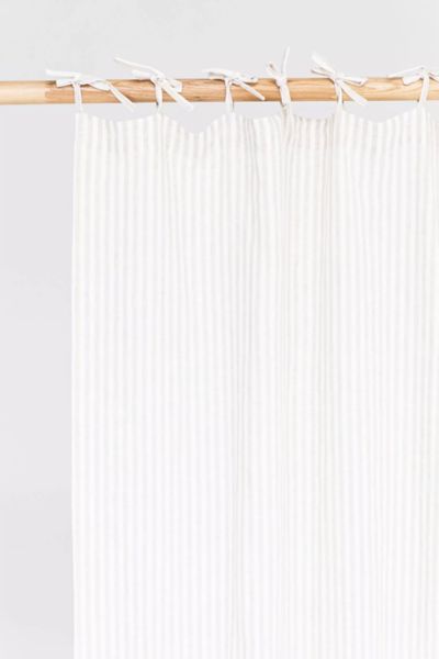 Magiclinen Tie Top Linen Curtain Panel