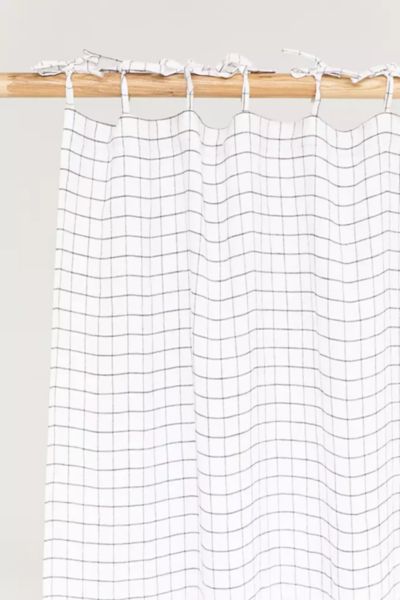 Magiclinen Tie Top Linen Curtain Panel