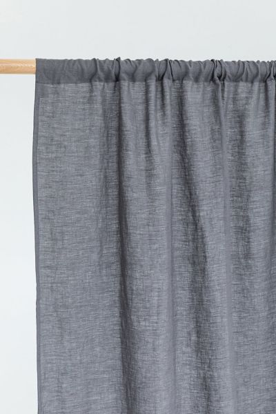 Magiclinen Rod Pocket Linen Curtain Panel