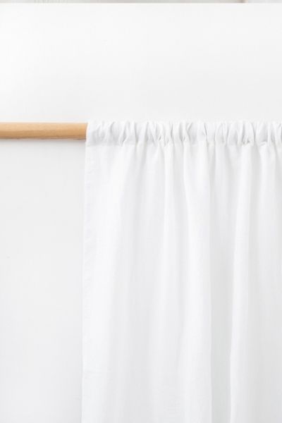 MagicLinen Rod Pocket Linen Curtain Panel