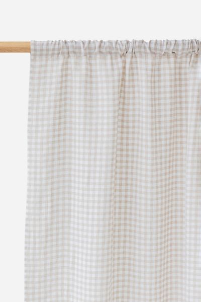 MagicLinen Rod Pocket Linen Curtain Panel