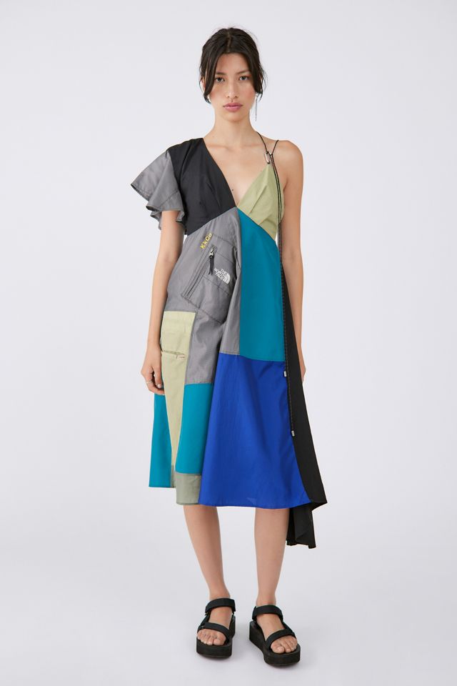KkCo X Urban Renewal Reworked The North Face Patchwork Climber Dress #1