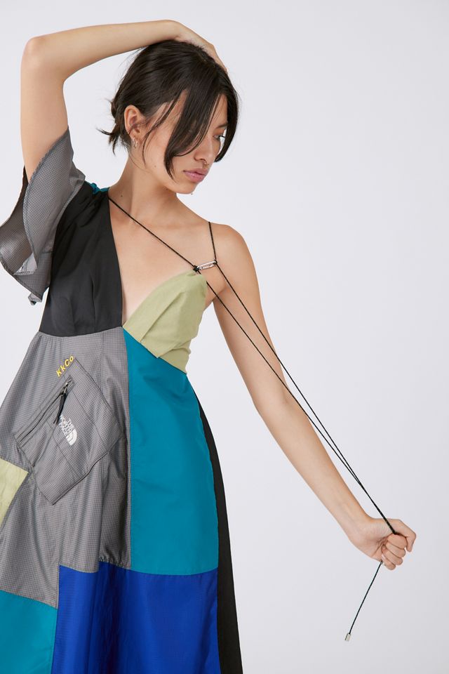 KkCo X Urban Renewal Reworked The North Face Patchwork Climber Dress #4