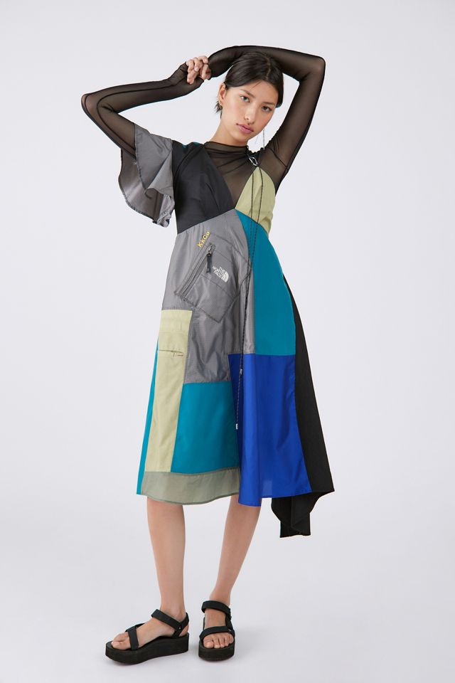 KkCo X Urban Renewal Reworked The North Face Patchwork Climber Dress #5