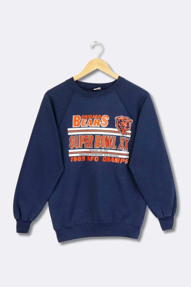 Vintage 90s Chicago Bears NFL No Huddle Crewneck Embroidered Sweatshirt  Medium M