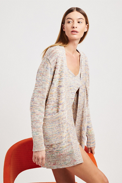Abriana Eyelet Cardigan main image 1