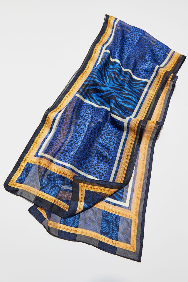 Urban Renewal Vintage Printed Rectangle Silky Scarf #1