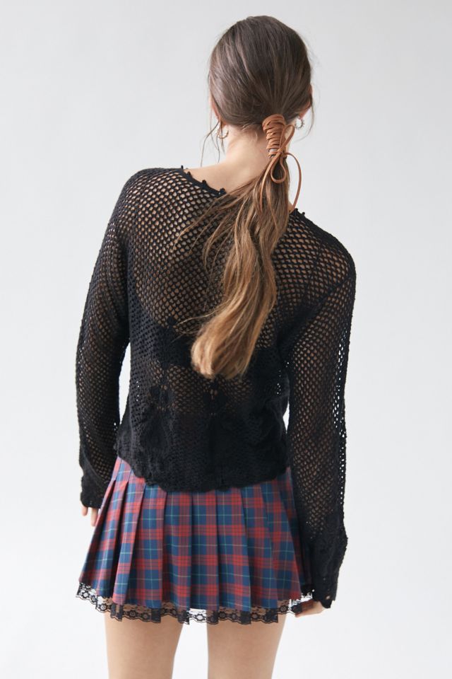 Urban Renewal Vintage Crochet Cardigan Top #2