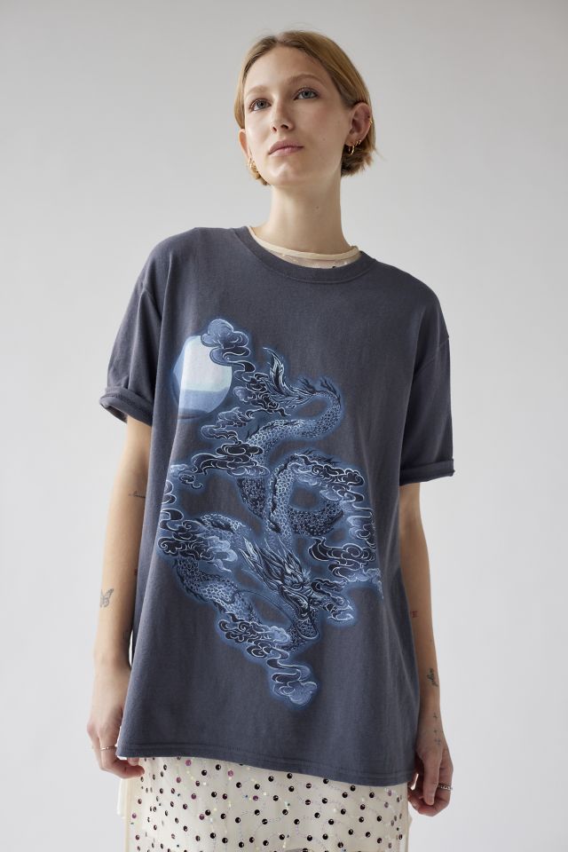 UO Dragon Oversized Tee | Urban Outfitters
