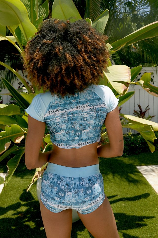 Frankies Bikinis Tiare Shine Crop Bikini Top #1