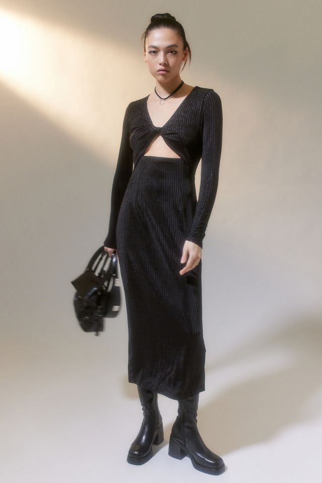 MINKPINK Leila Knit Cutout Midi Dress #1
