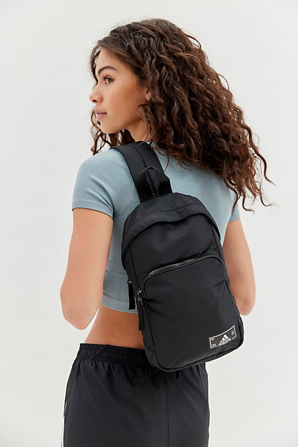 Shop Adidas Originals Essentials 2 Sling Crossbody Bag In Black, Women's At Urban Outfitters