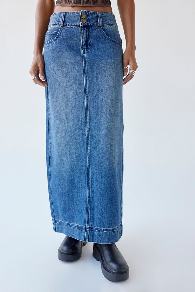 BDG Holly Denim Midi Skirt #2