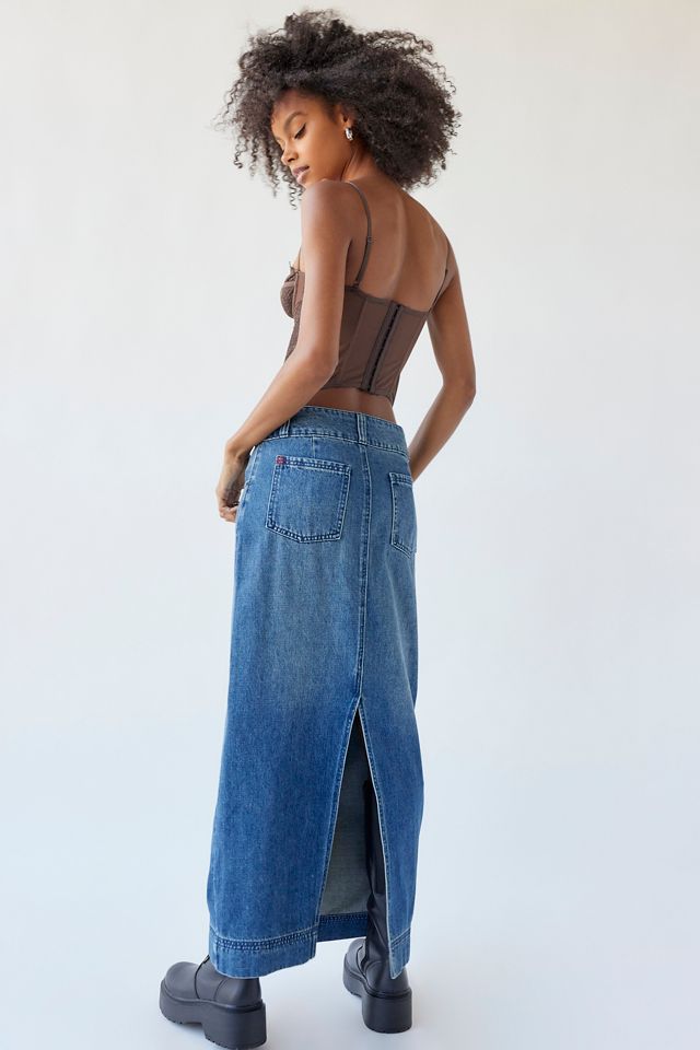 BDG Holly Denim Midi Skirt #3