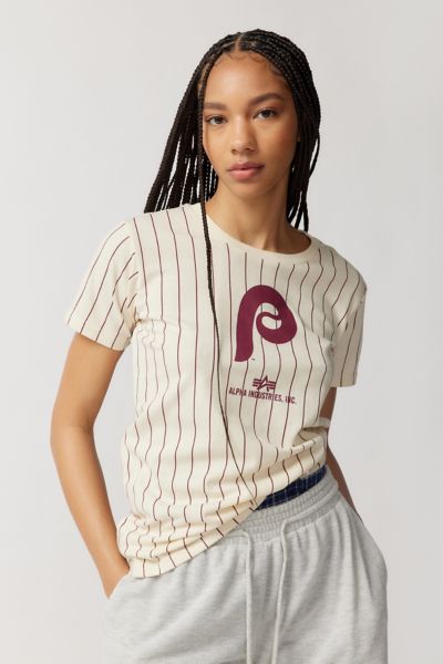 Urban Outfitters Mlb Philadelphia Phillies Baby Tee in Red