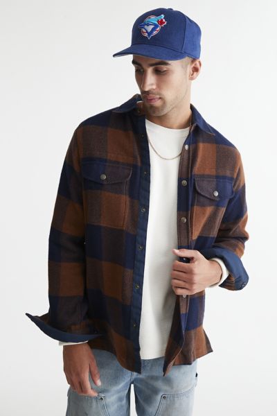 Fjall Raven Canada Buffalo Check Button-up Shirt In Brown Multi