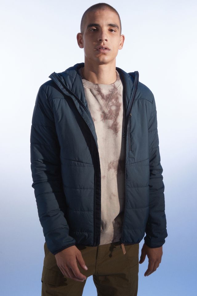 Urban outfitters 2025 blue puffer jacket