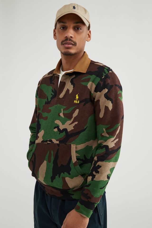 Polo Ralph Lauren Vintage Camo Rugby Tee | Urban Outfitters